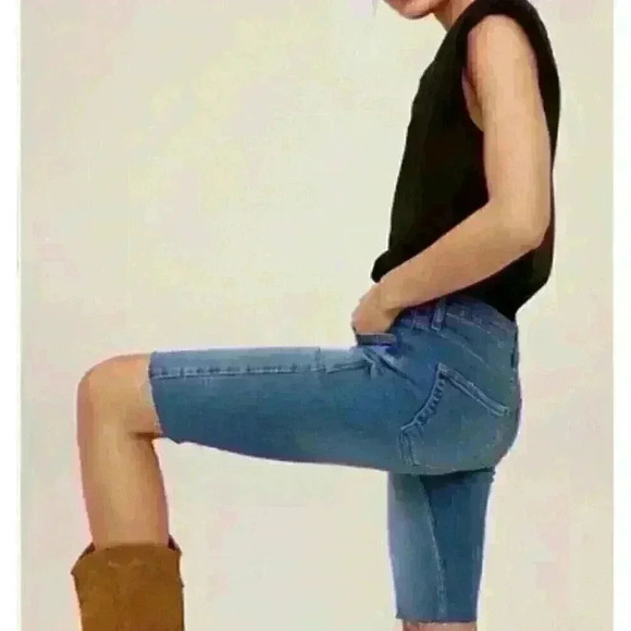 Mango Denim Bermuda Shorts - Picture 2 of 5